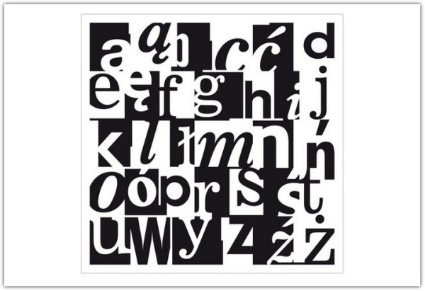 Накладка 527X525 YU TYPOGRAFIA белый по цене 3 647 руб. в магазине Другая Мебель в Москве