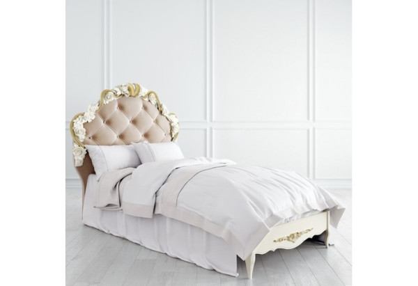 Купить Кровать с мягким изголовьем 90*190 Romantic R409-K02-AG-B01 с доставкой по России по цене производителя можно в магазине Другая Мебель в Москве