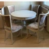 Стол обеденный Диалог 7 круглый на балясине (раздвижной) BOSSANOVA