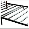 Купить Кровать AT-126 дерево гевея/металл 90*200 (Single bed), красный дуб/черный с доставкой по России по цене производителя можно в магазине Другая Мебель в Москве