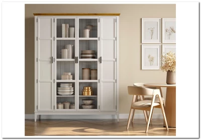 Шкаф для книг Квадро-С 422Ф из массива сосны