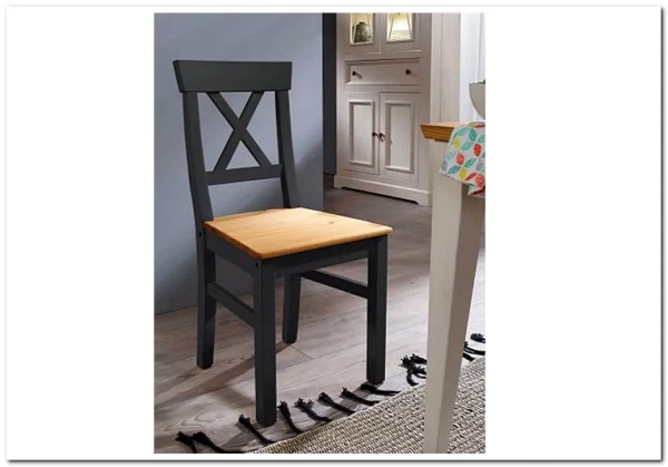 Стул Форест серый 7012/бейц-масло по цене 6 791 руб. в магазине Другая Мебель в Москве