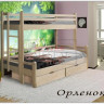 Двухъярусная кровать Орлёнок c нижним спальным местом 120/140 из сосны по цене 49 130 руб. в магазине Другая Мебель в Москве