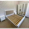 Купить Кровать двуспальная Римини с мягким изголовьем с доставкой по России по цене производителя можно в магазине Другая Мебель в Москве
