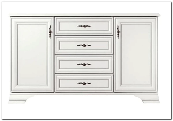 Тумба Кентаки KOM2D4S белый БРВ